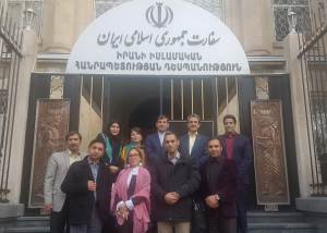 جلسه در سفارت ایران در ارمنستان